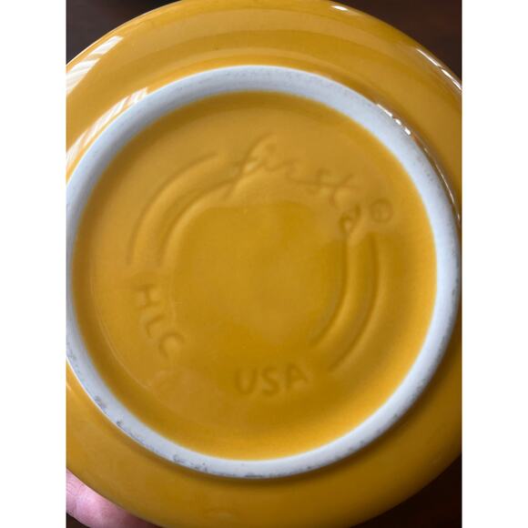 Fiestaware HLC USA Marigold 3 piece dinner set bowl saucer plate No chips - Picture 3 of 3